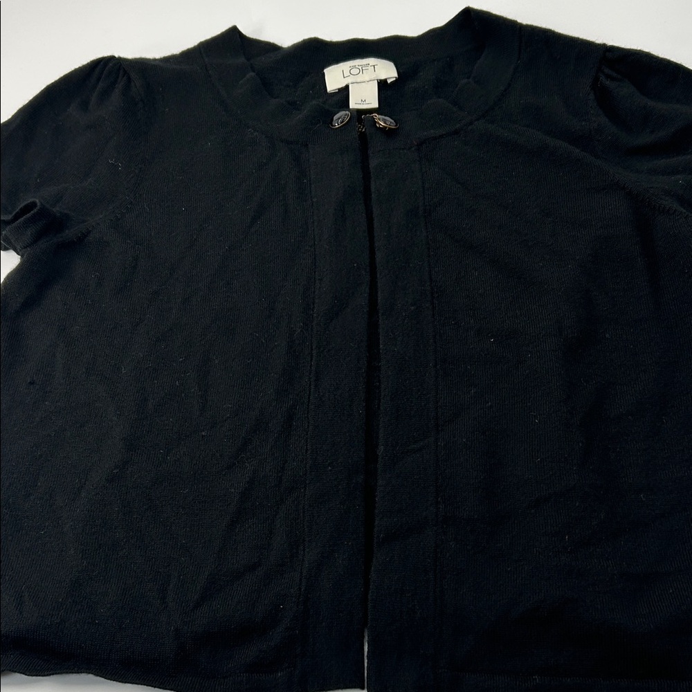 LOFT Classic Black Knit Sweater